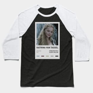 Katrina Van Tassel Aesthetic Alternative Poster Baseball T-Shirt